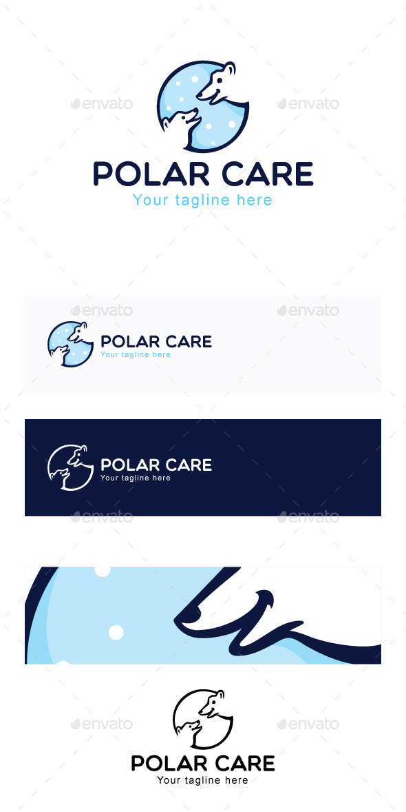 Polar Care Stock Logo Template - Animals Logo Templates