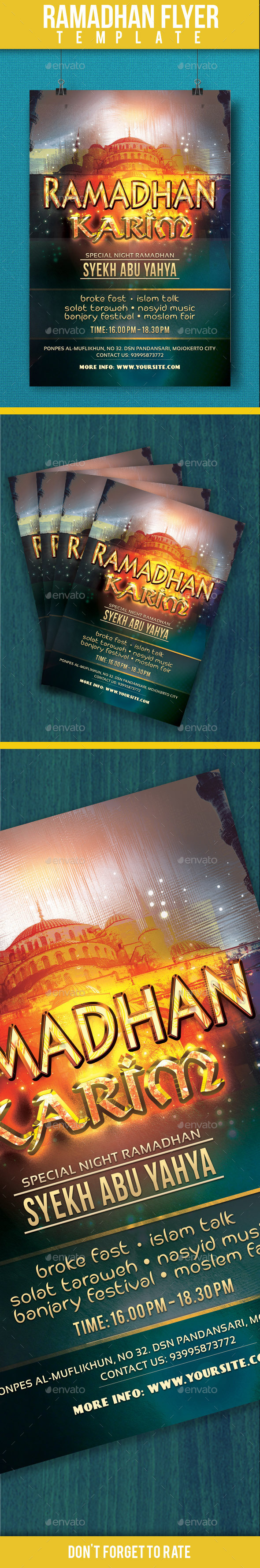 Ramadhan Flyer Template - Events Flyers