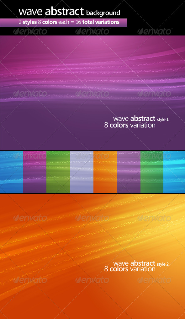 Wave Abstract Star Backgrounds - Abstract Backgrounds