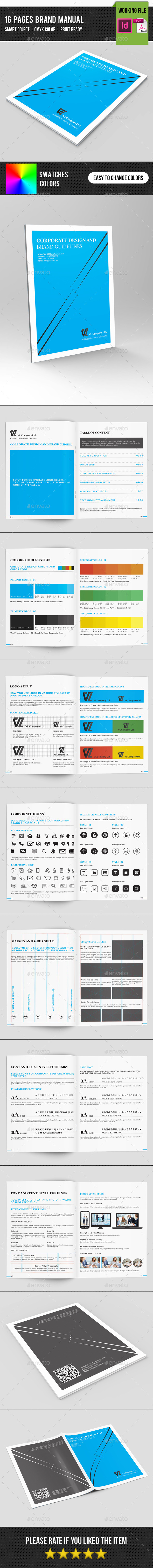 Brand Manual Template-V01 - Corporate Brochures