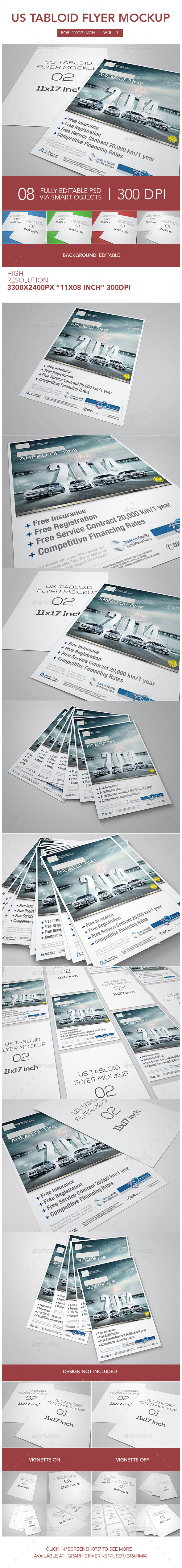 Tabloid Flyer Mockup - Flyers Print
