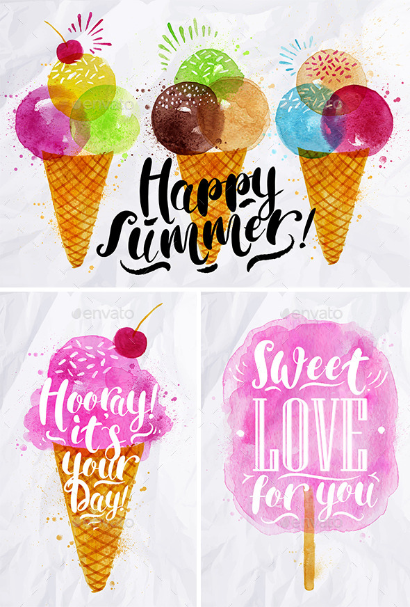 Summer Sweets - Food Objects