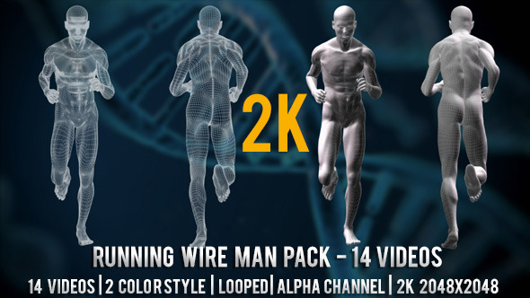 Running Wire Man Pack - 14 Clips