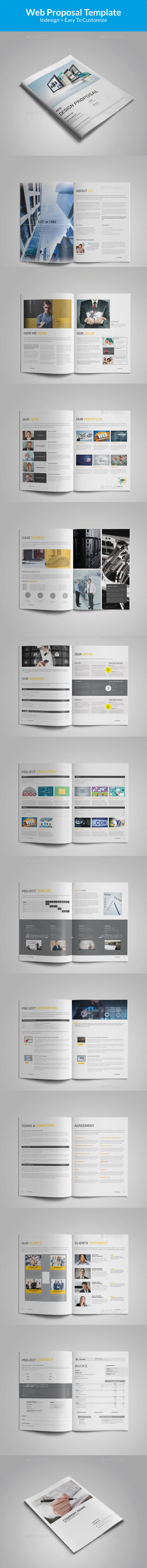 Indesign Proposal Template - Proposals & Invoices Stationery