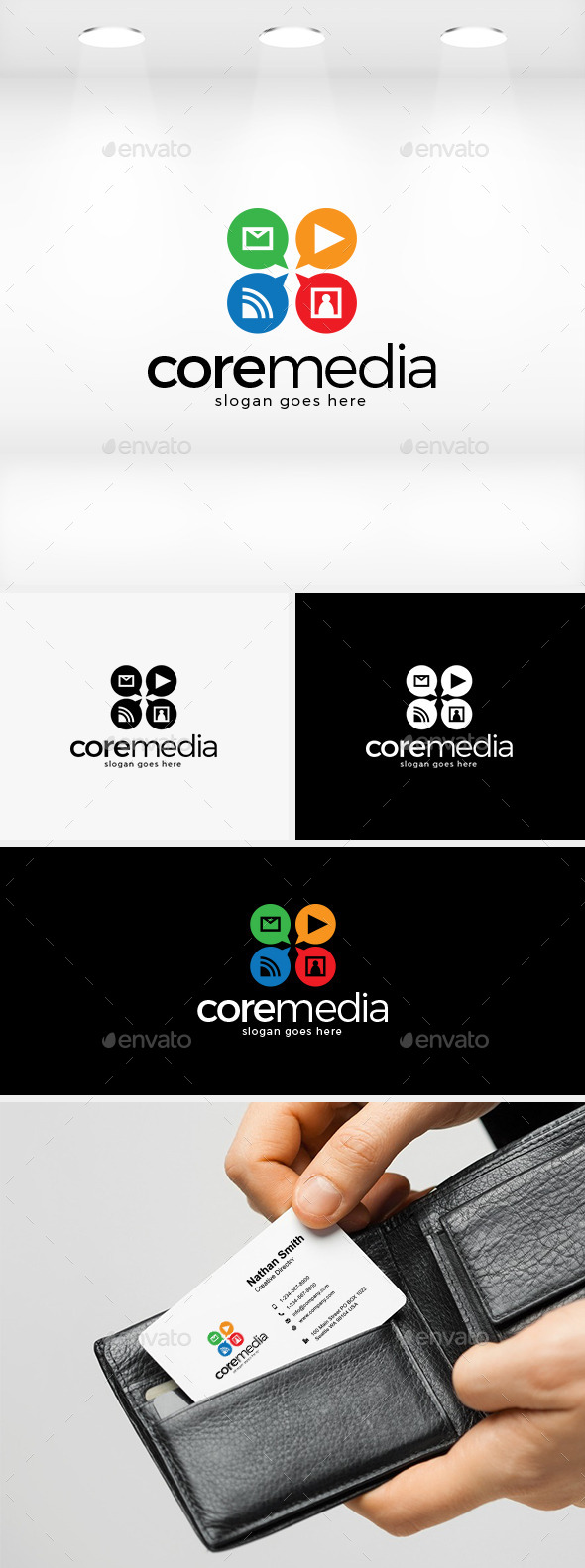 Core Media Logo - Symbols Logo Templates