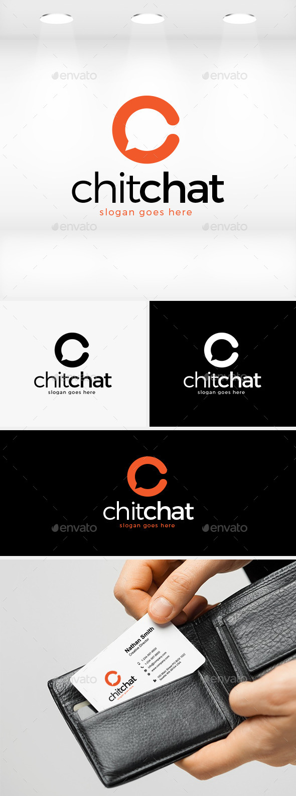 Chit Chat Logo - Letters Logo Templates