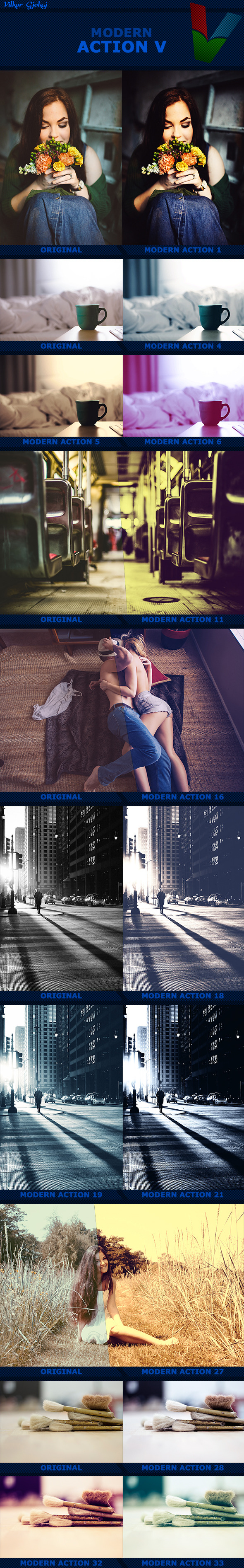 Modern Photoshop Actions V - Photo Effects Actions