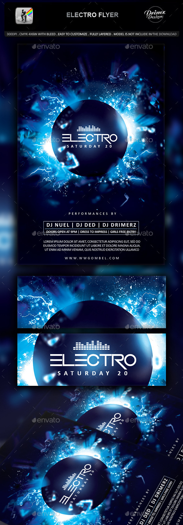 Electro Flyer - Events Flyers