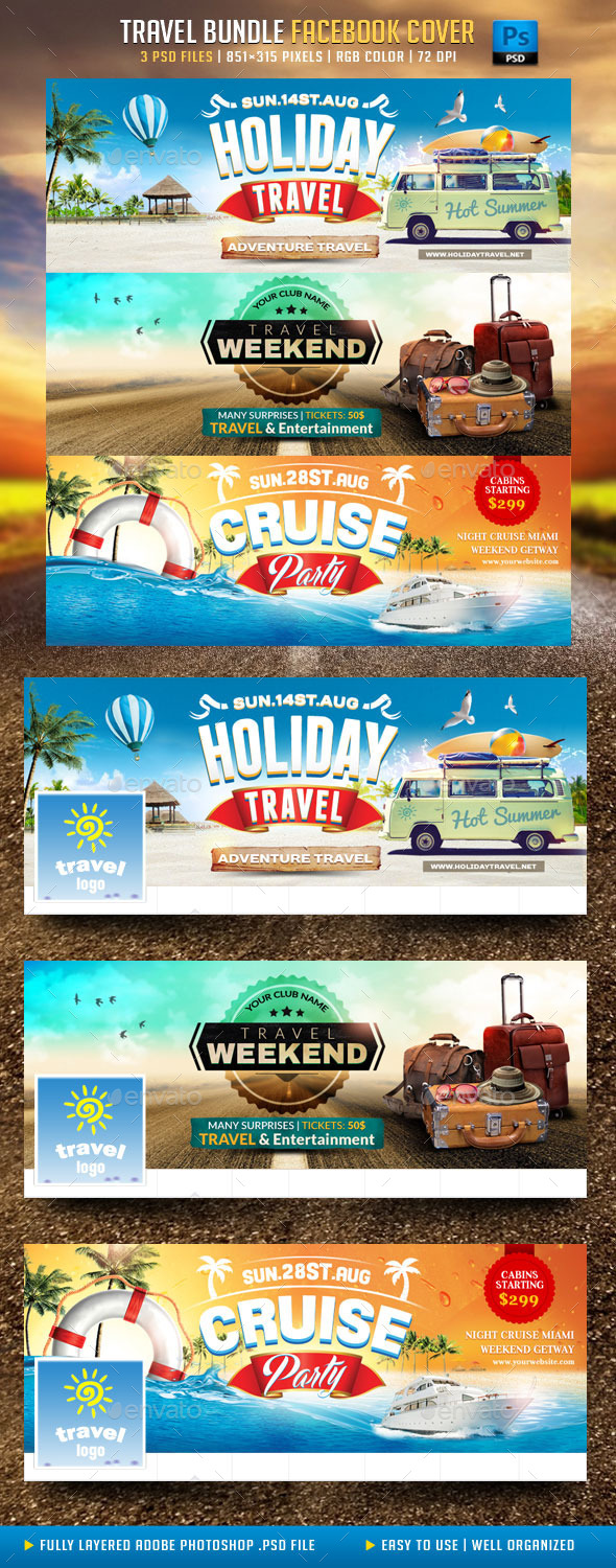 Travel Bundle Facebook Cover - Facebook Timeline Covers Social Media