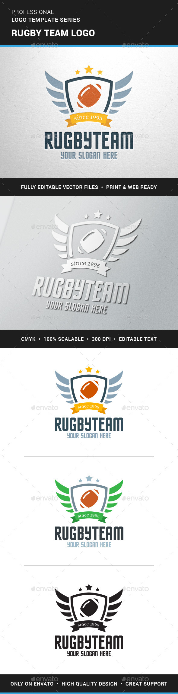 Rugby Team Logo Team - Crests Logo Templates