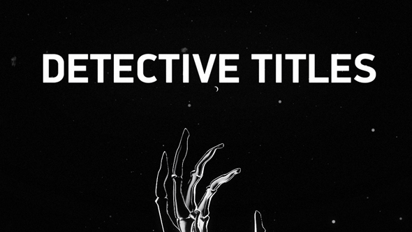 Detective Titles - VideoHive 11876067