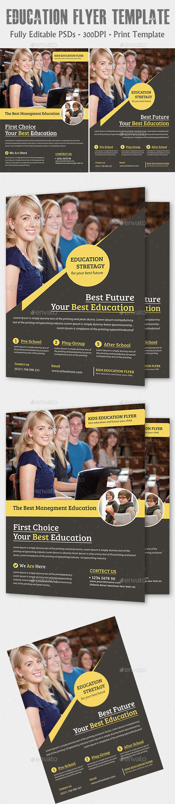 Education Flyer Temp - Flyers Print Templates