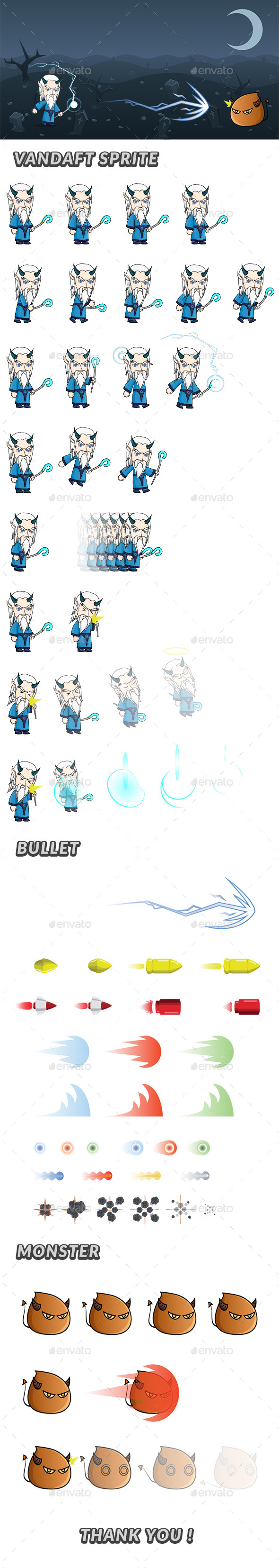 Vandaft Character Sprite - Sprites Game Assets