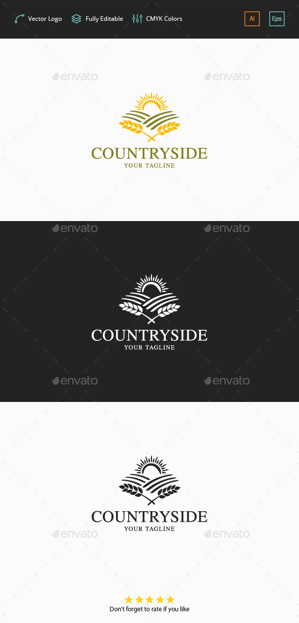 Countryside Logo - Nature Logo Templates