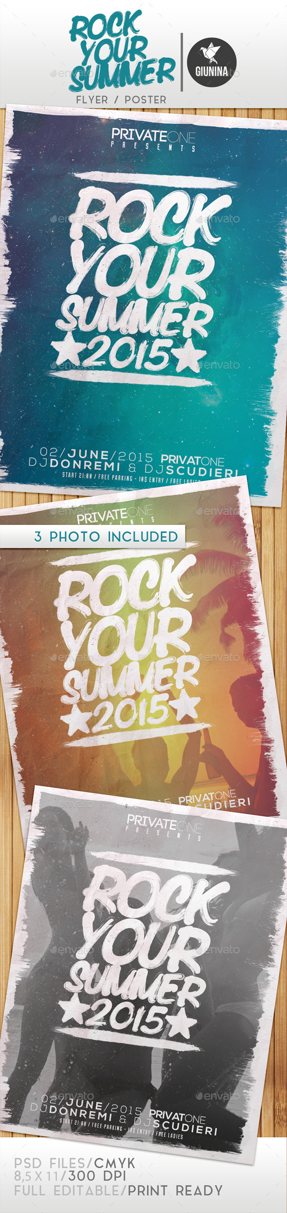 Rock Your Summer Flyer/Poster - Events Flyers