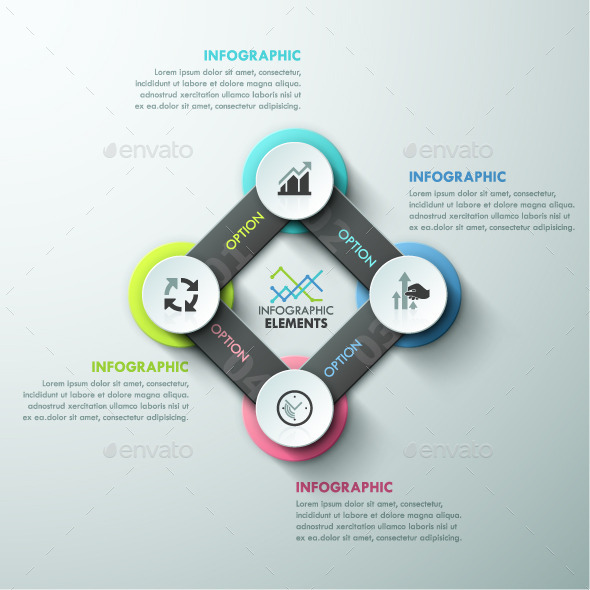Modern Infographic Paper Template - Infographics