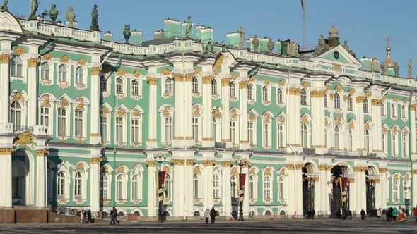 Panorama Of Hermitage, St Petersburg, Russia alt