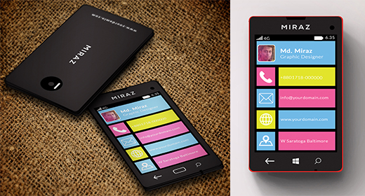 Lumia Style Business Card