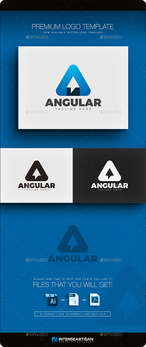Angular - Letter A Logo - Letters Logo Templates