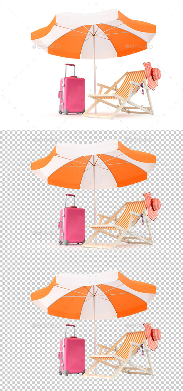 The Rest Place of a Single Woman - Objects 3D Renders
