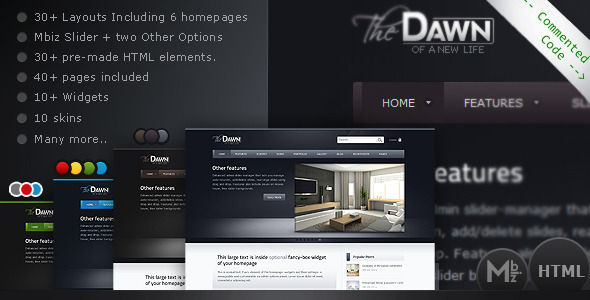 theDawn Premium All-in-one - ThemeForest 2594445