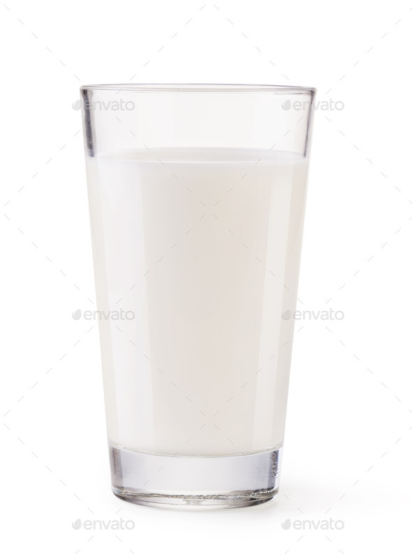 glass of milk - Stock Photo - Images