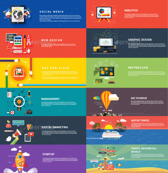 Management Digital Marketing Srartup Planning Seo - Travel Conceptual