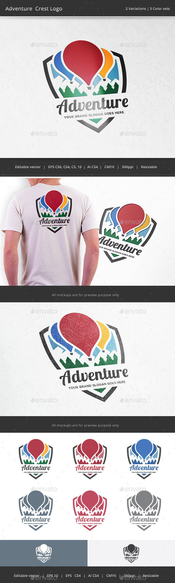 Adventure Crest Logo - Crests Logo Templates