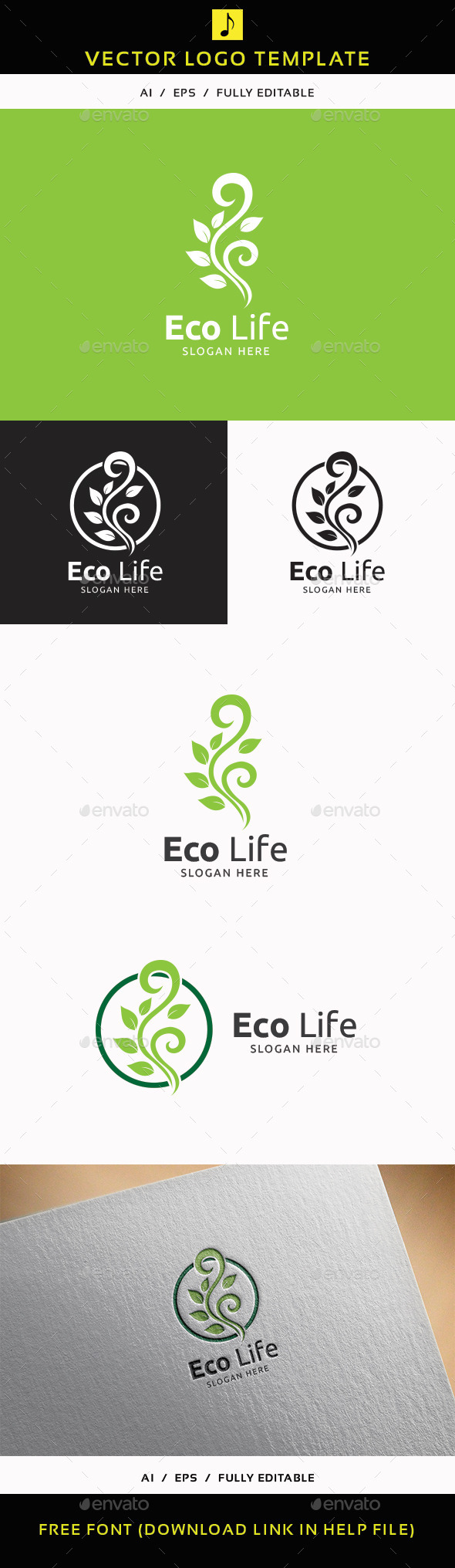 Eco Life V.2 - Nature Logo Templates