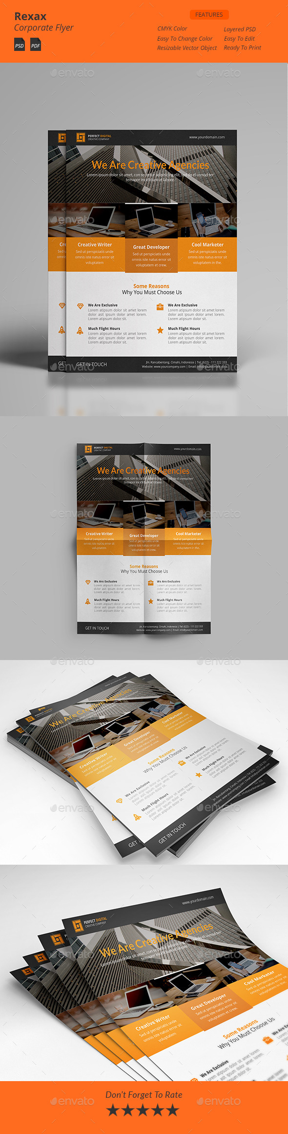 Rexax - Clean Corporate Flyers - Corporate Flyers