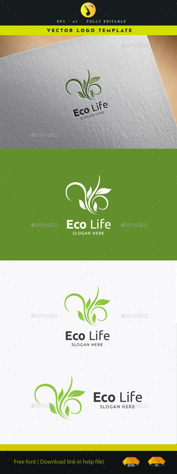 Eco Life V.3 - Nature Logo Templates