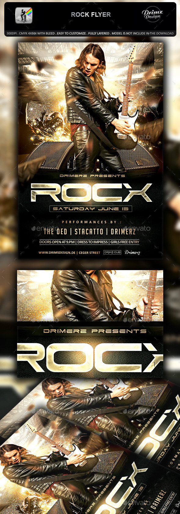 Rock Flyer - Events Flyers