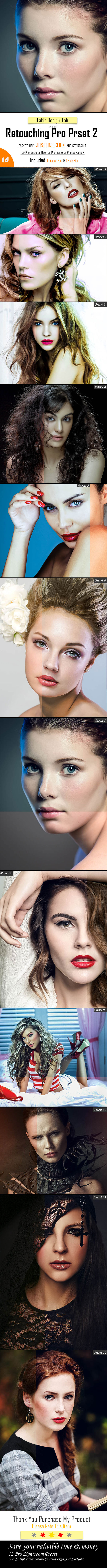 Retouching Pro Preset Vol.2 - Portrait Lightroom Presets