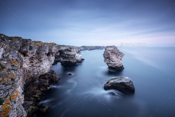 Blue Hour in Tyulenovo - Stock Photo - Images