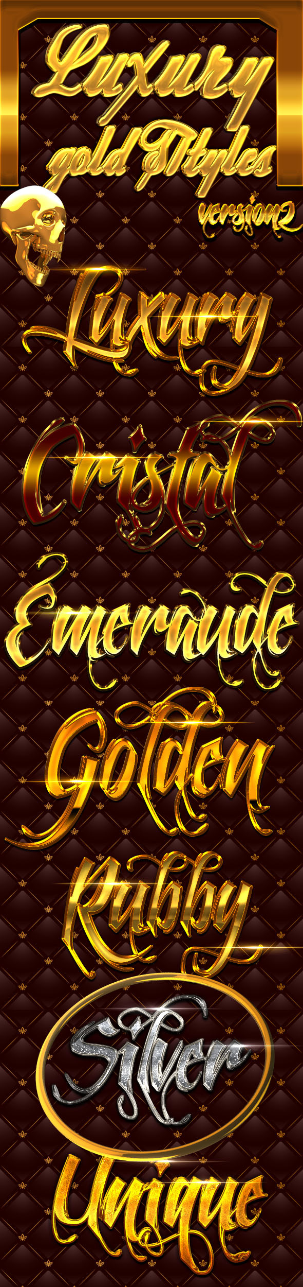 Gold Luxury Styles 2 - Text Effects Styles