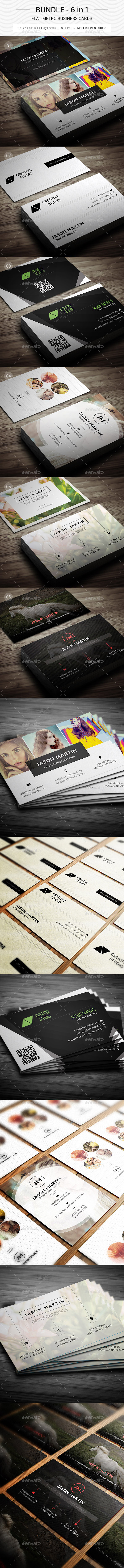 Bundle - 6 in 1 - 126 - Creative Business Cards