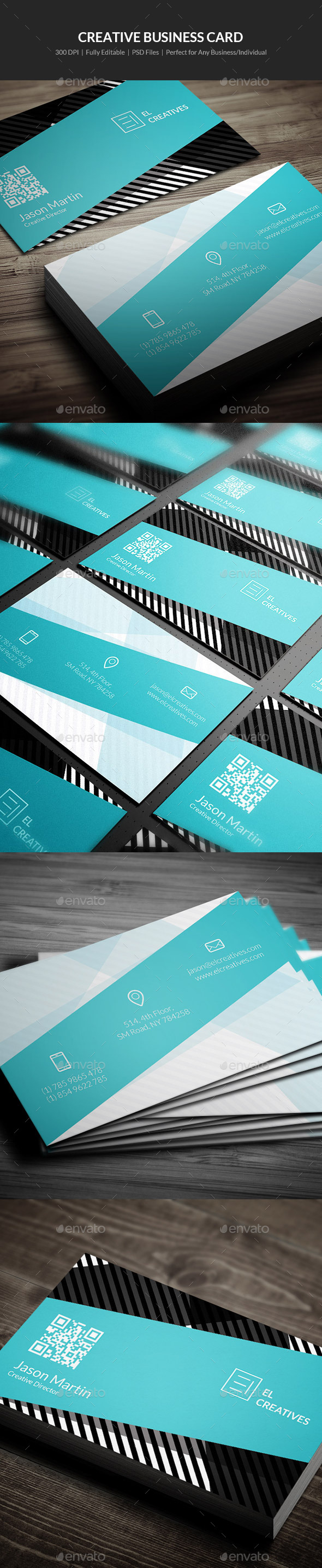 Creative Abstract Business Card - 32 - Creative Business Cards