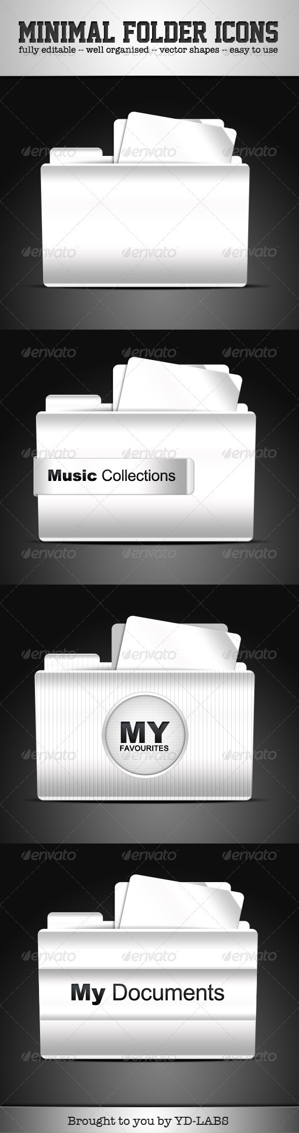 Minimal Folder Icons - Miscellaneous Characters