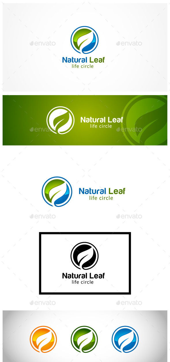 Natural Leaf - Nature Logo Templates