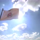 Las Palmas de Gran Canaria City Flag (Spain) on a Flagpole V4 - 4K - VideoHive Item for Sale