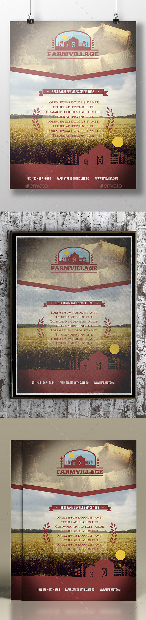 Agriculture Corporate Flyer Template - Corporate Flyers