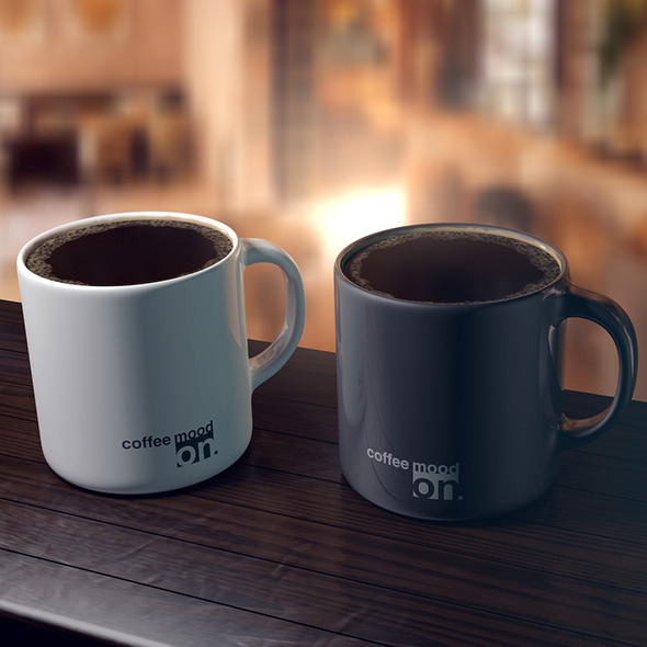 Coffee cups (scene - 3Docean 11823030