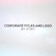 Corporate Titles and Logo - VideoHive Item for Sale