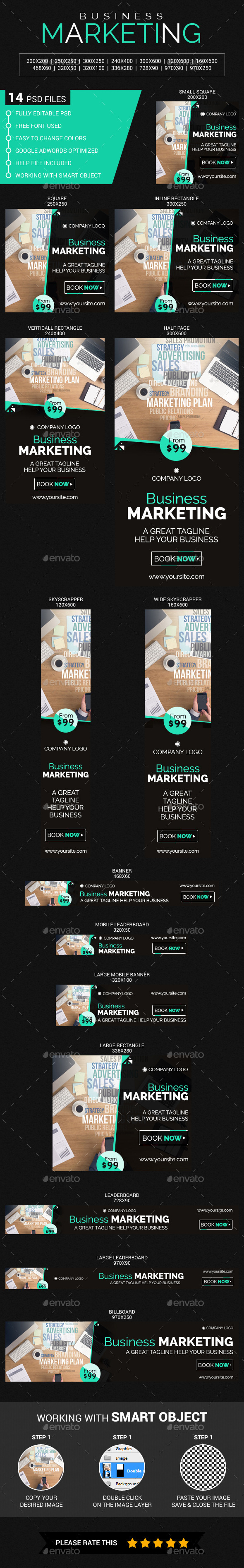 Business Marketing - Banners & Ads Web Elements