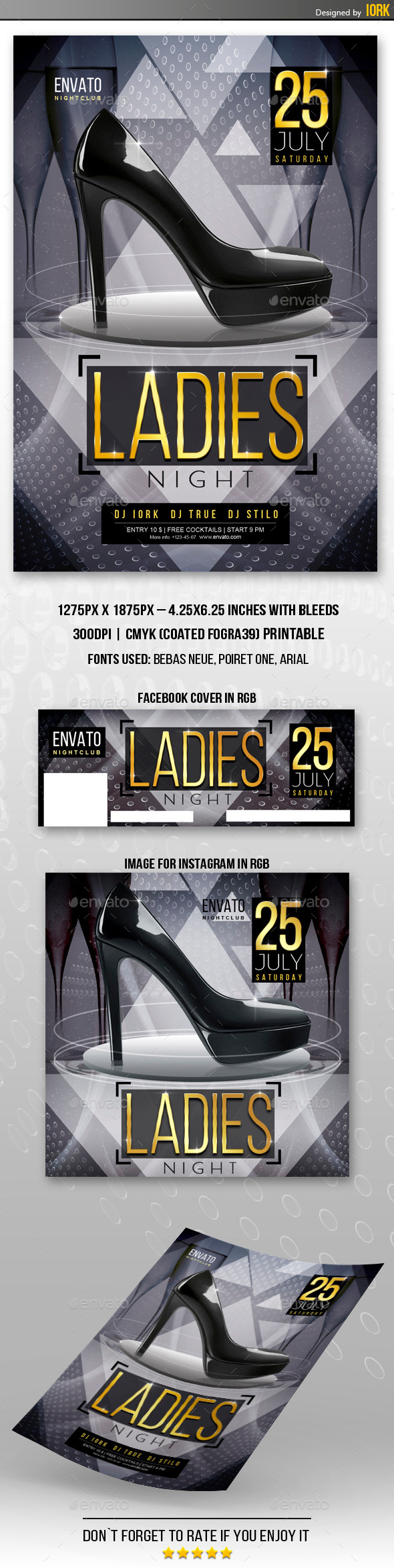 Ladies Night Flyer - Flyers Print Templates