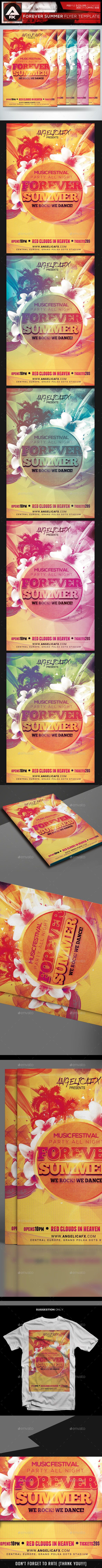 Forever Summer Flyer Template