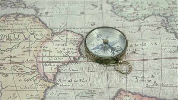 View of the Compass and the Map