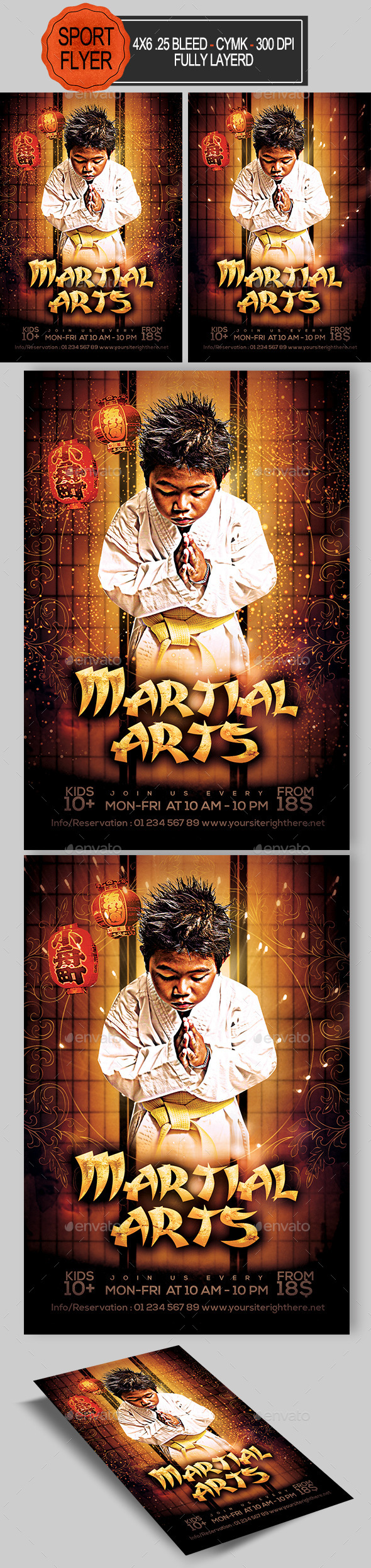 Martial Arts Flyer - Sports Events