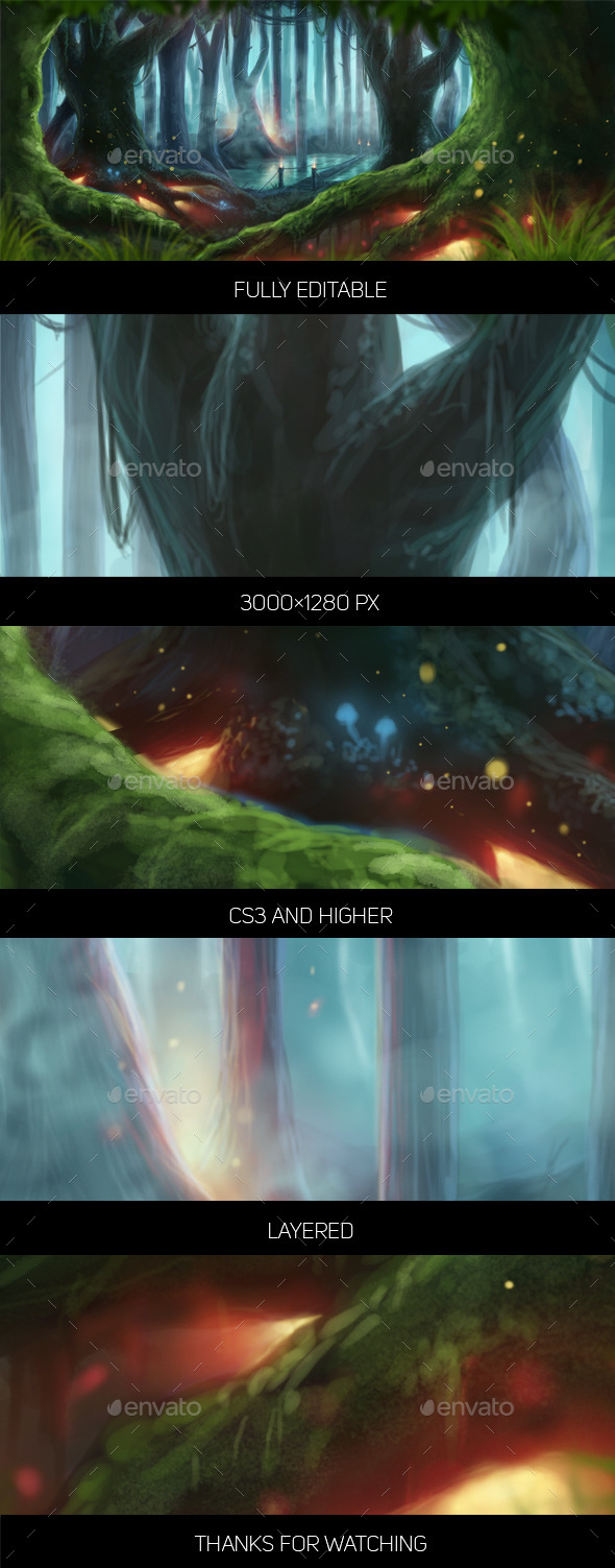 Fantasy Forest - Miscellaneous Illustrations
