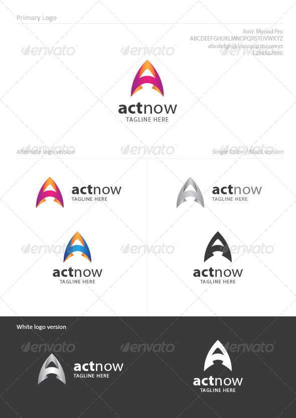 ActNow - Letters Logo Templates